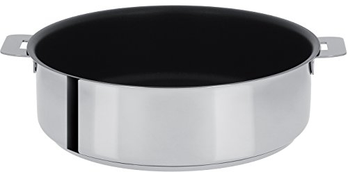 Cristel - S22QE- Sauteuse inox 22cm sans poignée amovible - Anti-adhérent Exceliss+ Collection Mutine