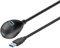 Goobay 95918 Cavo Prolunga USB 3.0 ad Alta Velocità con Piede di Supporto, Nero, 1.5m Lunghezza del Cavo