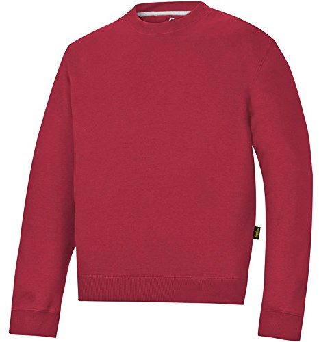 Snickers 28101600007 Size X-Large Sweatshirt - Chili Red