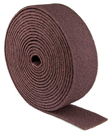Bibielle Schleifvlies 10 m Rolle, mittel, rot, NRL906