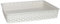Curver Faux Rattan Storage Tray, White, 19.2 x 13.8 x 0.6 cm