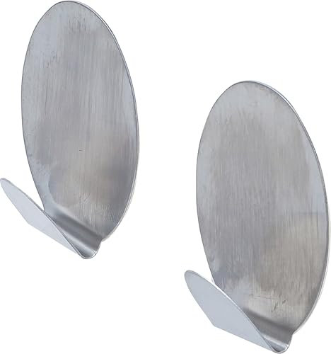 BGS Diy 88232 | Edelstahl-Klebehaken | 45 x 70 mm | 1,5 kg | 2-tlg.