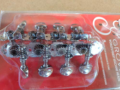 Grover 304C Sta-Tite Mandolin Tuners - 4+4 - Chrome