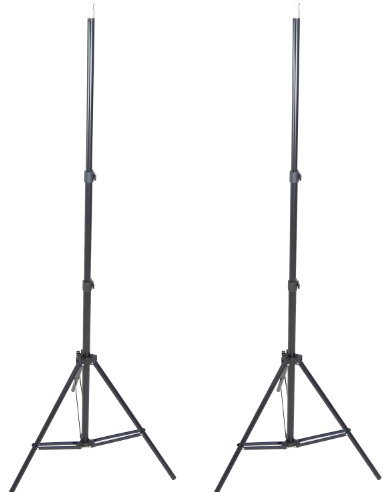 DynaSun 2X W803 Kit Professionnel Pied d'éclairage pour Flash Studio Photo et vidéo 220 cm