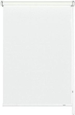 GARDINIA Seitenzug-Rollo, Decken-, Wand- oder Nischenmontage, Lichtdurchlässig, Blickdicht, Alle Montage-Teile inklusive, Weiß, 62 x 180 cm (BxH)