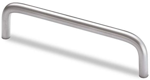 Hettich 9070054 Griff Noreia ø 8 mm, LA 96 mm, Breite 104 mm, Stahl verchromt matt