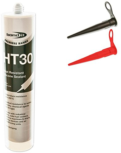 Bond-It HT30 RED High Temperature Silicone Sealant - EU3 310ml Cartridge - Designed for high temperature use, it's UV resistant & weatherproof. After curing HT30 will resist temperatures of 250°C permanently and up to 300°C for short periods.