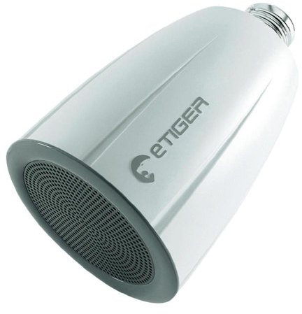 E-tiger A0-CL01 Ampoule Enceinte Connectée Cosmic LED E27 60 W Plastique Blanc 15 x 8,5