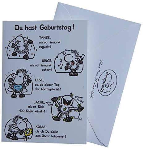Geburtstagskarte - Du hast Geburtstag! Tanze