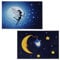 Mendler 2er-Set LED-Bild Leinwandbild Leuchtbild Wandbild 40x60cm, Timer - Kids + 20 Bildpunkte