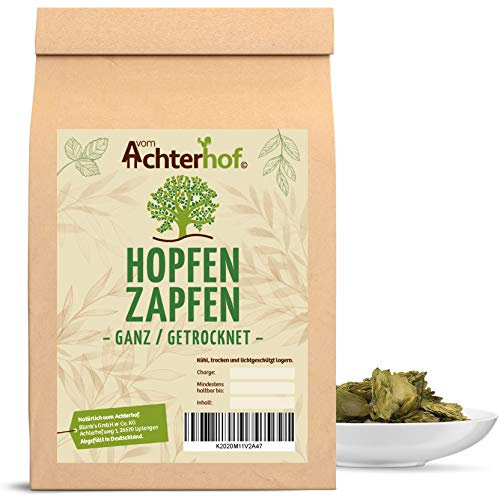 100g Hopfenzapfen ganz - Hopfen-Blüten - Natürlich vom Achterhof