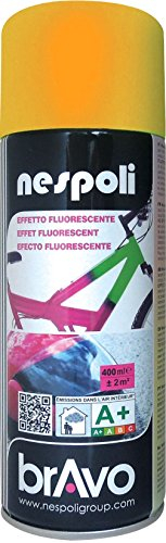 NESPOLI Aérosol peinture professionnelle fluorescent orange 400 ml