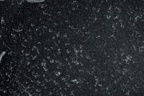 GLOREX Crackle Mosaic Platte, Glas, Schwarz, 15 x 0.5 x 27 cm, 1 Einheiten