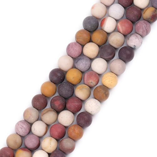 Sweet & Happy Girl's store 6mm runden Edelstein Frost mookaite Perlen Strang 15 InchJewellery, die Korn-