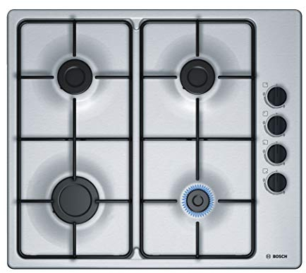 Bosch PBP6B5B80 Placa calefactora (incorporada, a gas, acero inoxidable, esmaltada, giratoria)