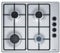 Bosch PBP6B5B80 Plaque à gaz Série 2 - Plaque de cuisson encastrable 4 Feux - 60 cm - Puissance 7400 W - Acier Inox