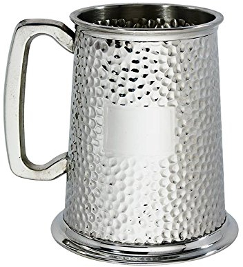 Wentworth Pewter Jarra de peltre de 1 pinta martillada de peltre Wenworth