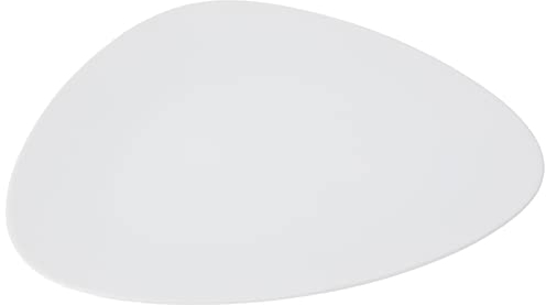 Alessi Fm10/5 Colombina Collection Assiette à dessert en Porcelaine Blanche, Set de 6 Pièces