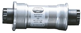 Shimano Unisex – Erwachsene BB-5500 Innenlager, Silber, 118.5 mm