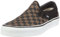 Vans U Classic Slip-ON VLYF1Y0 - Zapatillas de Deporte de Tela Unisex, Color marrón, Talla 37
