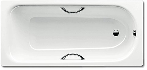 Kaldewei Advantage Saniform Plus Estrella 344 Stahlbadewanne, 1400 x 750 mm, Alpinweiß