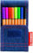 Fineliner - STABILO point 88 Mini - 8er Jeans Etui - mit 8 verschiedenen Farben