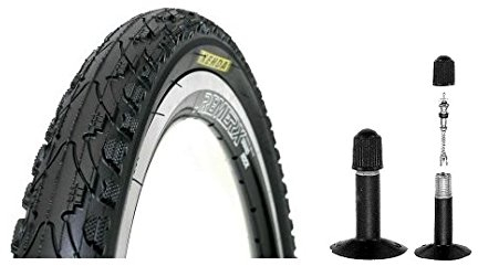 SET 2x28 Zoll Reifen Pannensicher K-Shild Kenda 37-622 (28x1 3/8x1 5/8) mit 2x Schlauch Autoventil