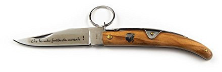 U Temperinu Couteau Anneau Olivier - 18,5 cm