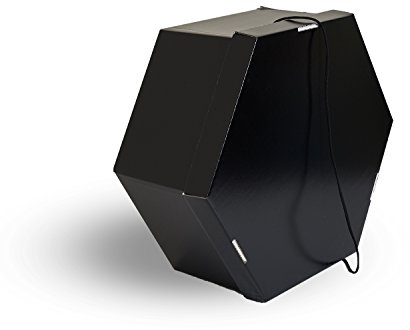 Wedding Hat Storage Box. 2 colour choices. Large Gold & White or Plain Black (Large, Black)