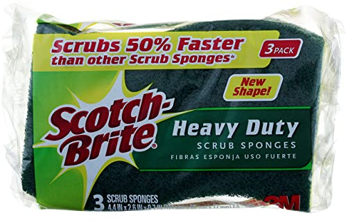 Scotch Brand - FBA_HD3 Scotch-Brite Heavy Duty Scrub Sponge, 3 Sponges Total