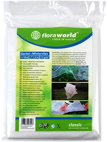 Floraworld Garten-/Wintervlies Classic, Weiß, 1000 x 150 x 40 cm