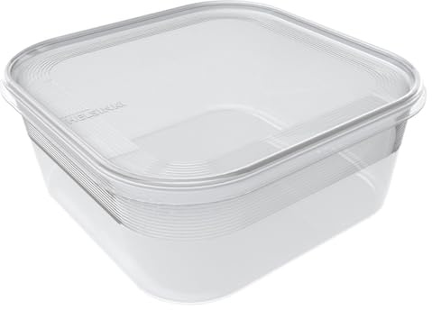 Plast Team 15080101 Frischhaltebox Helsinki, 1,80 l Dose Klar/Deckel Klar