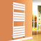 NRG Modern Bathroom 1200x600mm Flat Panel Heated Towel Rail Radiator Gloss White