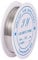 Pandahall 1 Rollo / 7 m 24 Calibre Hierro Artesanía suave Alambre de abalorios Joyería Suministros de envoltura de abalorios Fabricación de plata de 0,5 mm