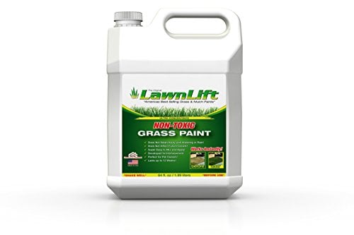 Lawnlift Grass and Mulch Paints Ultra Concentrated Grass Paint, 64 oz., Green