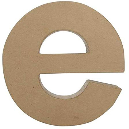 Décopatch Mache Funny Letter e