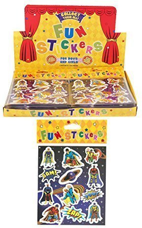 24 x Super Hero Sticker Sheets