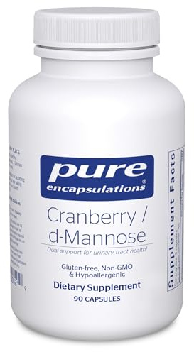 Pure Encapsulations Cranberry D-Mannose - Supports Urinary Tract Health* - with Cranberry Fruit Solids - Vegan & Non-GMO Dietary Supplement - 90 Capsules