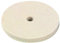 TIVOLY Xt10152015045 - Disco in feltro per lucidare, Ø 100 mm, abrasivi su fibre