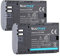 2X Blumax Akku kompatibel mit Canon LP-E6N | 2040mAh | LP-E6NH LP-E6 für Canon EOS-R EOS R Ra R5 R6 II R7-5D Mark II III IV - 6D 7D 60D 90D - XC15