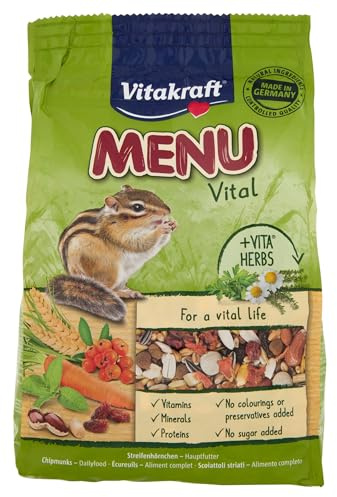 Vitakraft Nagerfutter Streifenhörnchen Menü Vital, 1x 600g