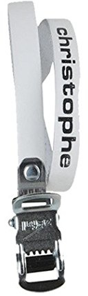 Cristophe Riemen aus Leder, weiß, für Vintage-Rennrad