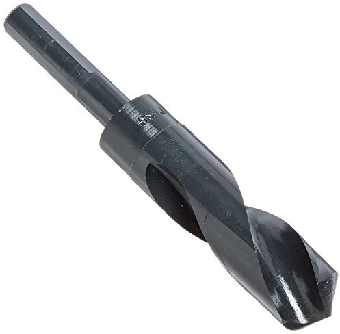 Drill America DWDRSD Foret à queue réduite en acier inoxydable Noir, 1-53/64, Round, 1