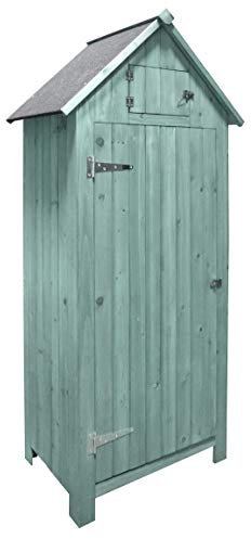 Brundle Online Garden Centre Wooden Garden Tool Shed (Green)