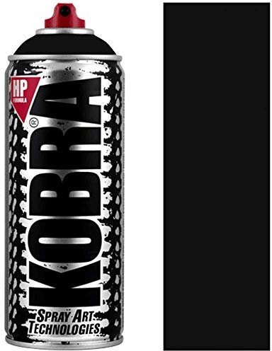 KOBRA HP053 400ml Aerosol Spray Paint - Gloss Black