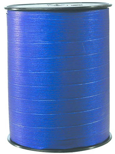 Clairefontaine 601563C Spule Geschenkband matt (250 m x 10 mm, ideal für Bastelprojekte und Geschenke) 1 Stück dunkelblau