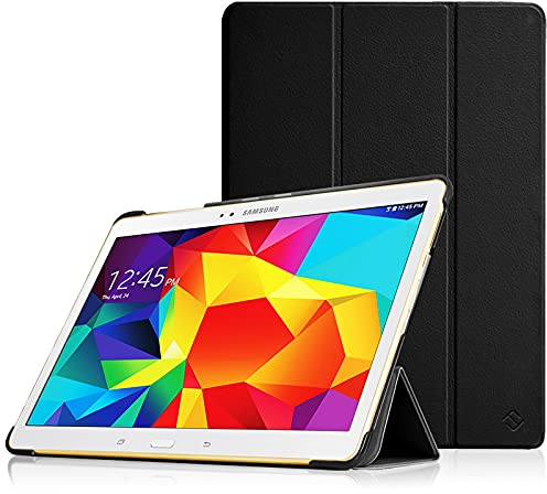 Fintie Hülle für Samsung Galaxy Tab S 10.5 T800 T805 (10,5 Zoll) Tablet-PC - Ultra Schlank superleicht Ständer SlimShell Cover Schutzhülle Etui Tasche mit Auto Schlaf/Wach Funktion, Schwarz