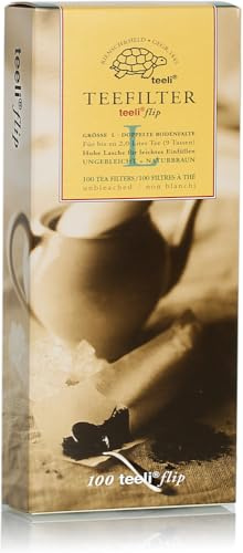 Bio flip L braun Papierteefilter, ungebleicht, biologisch abbaubar, Made in Germany 2 x 1 Stück