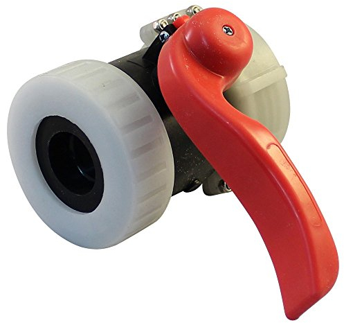 Unbekannt Original KINGTAINER IBC Kugelhahn mit Überwurfmutter (75mm) - Durchfluss 1 - Abgangsgewinde M80x3
