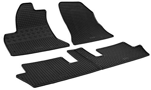 Gummi Fußmatten passend für Citroen C4 Picasso I/Grand Picasso I ab 2006-2013 AZUGA AZ10090516 Gummimatten Automatten